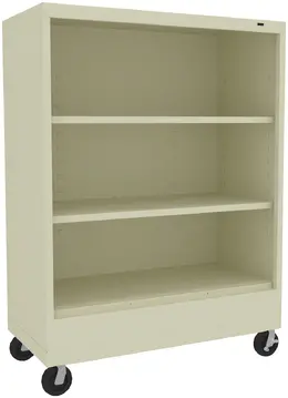 3 Shelf Bookcase on Wheels - Standard