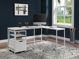 L Shaped Computer Desk - Contempo