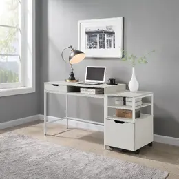 Home Office Desk with Storage - Contempo