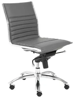 Modern Low Back Office Chair without Arms - Dirk