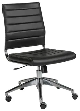 Modern Low Back Armless Office Chair - Axel