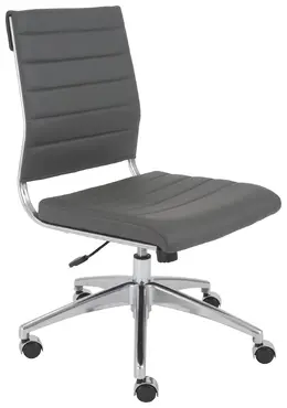 Modern Low Back Armless Office Chair - Axel
