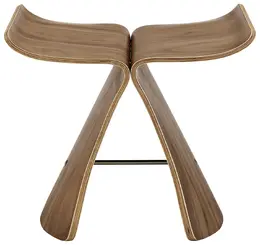 Minimalist Bentwood Accent Table - Fleur