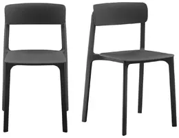 Universal Molded Stacking Chairs - Set of 2 - Tibo