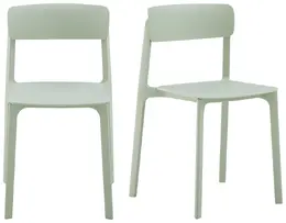 Universal Molded Stacking Chairs - Set of 2 - Tibo