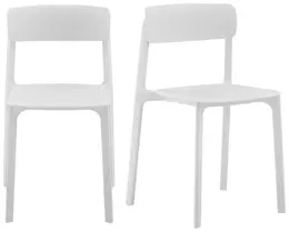 Universal Molded Stacking Chairs - Set of 2 - Tibo