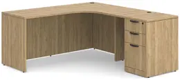 Corner Desk with Storage - PL Laminate
