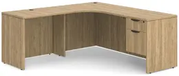 Corner Office Desk with Storage - PL Laminate