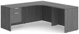 Corner Office Desk with Storage - PL Laminate