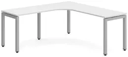 L Shaped Desk with Metal Legs - Elements