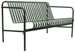 Modern Metal Loveseat - Enid