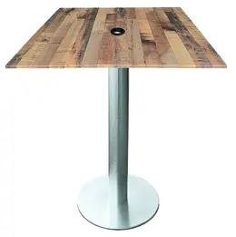 Tall Square Outdoor Patio Table - EuroSlim OD219