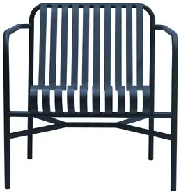 Modern Metal Lounge Chair - Enid