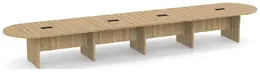 Large Racetrack Conference Table - PL Laminate