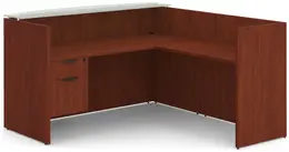 L-Shaped Reception Desk - PL Laminate