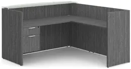 L-Shaped Reception Desk - PL Laminate