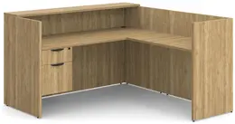L-Shaped Reception Desk - PL Laminate