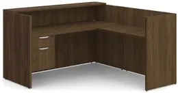 L-Shaped Reception Desk - PL Laminate