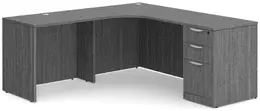 L-Shaped Office Desk - PL Laminate