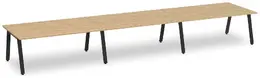 6 Person Workstation with Metal Legs - Elements