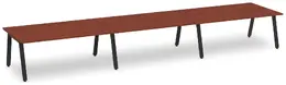 6 Person Workstation with Metal Legs - Elements