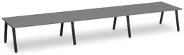 6 Person Workstation with Metal Legs - Elements
