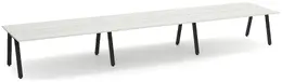 6 Person Workstation with Metal Legs - Elements