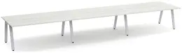 6 Person Workstation with Metal Legs - Elements