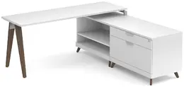 Modern L Shaped Desk - Elements