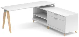 Modern L Shaped Desk - Elements