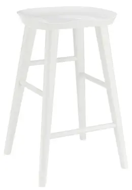 Simple Scandinavian Counter Stool - Vieno