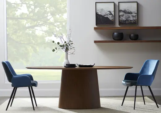 Deodat 79 Oval Table
