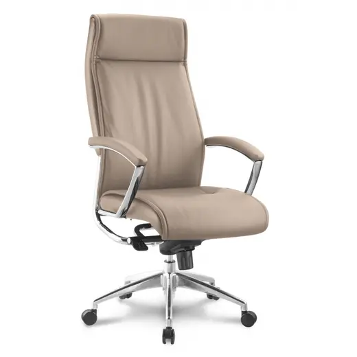 Alto Executive Leather High Back with Fixed Arms