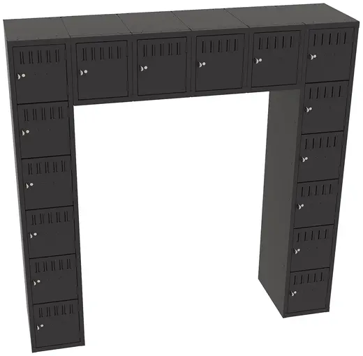 16 Person Locker 72wx18dx72h