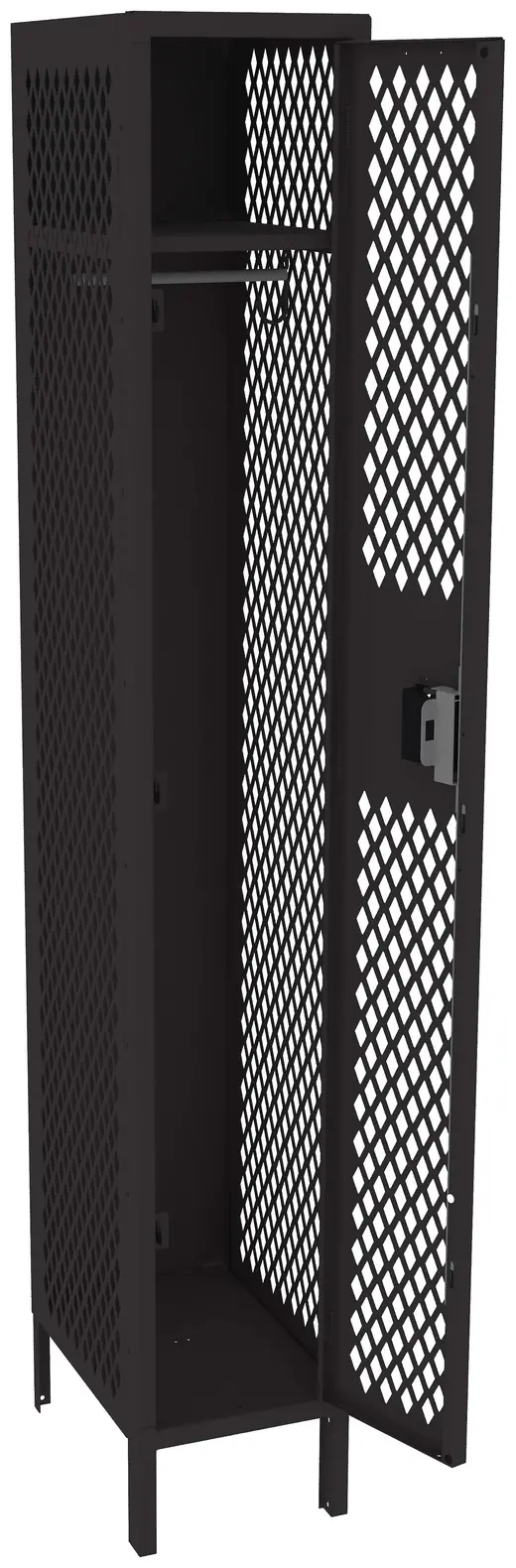 Vent Sgl Locker Legs - 12W x 18D x 78H