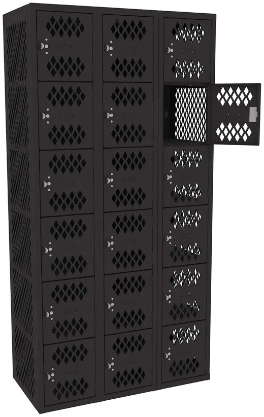 18 Vent Box Lockers NL - 36W x 18D x 72H