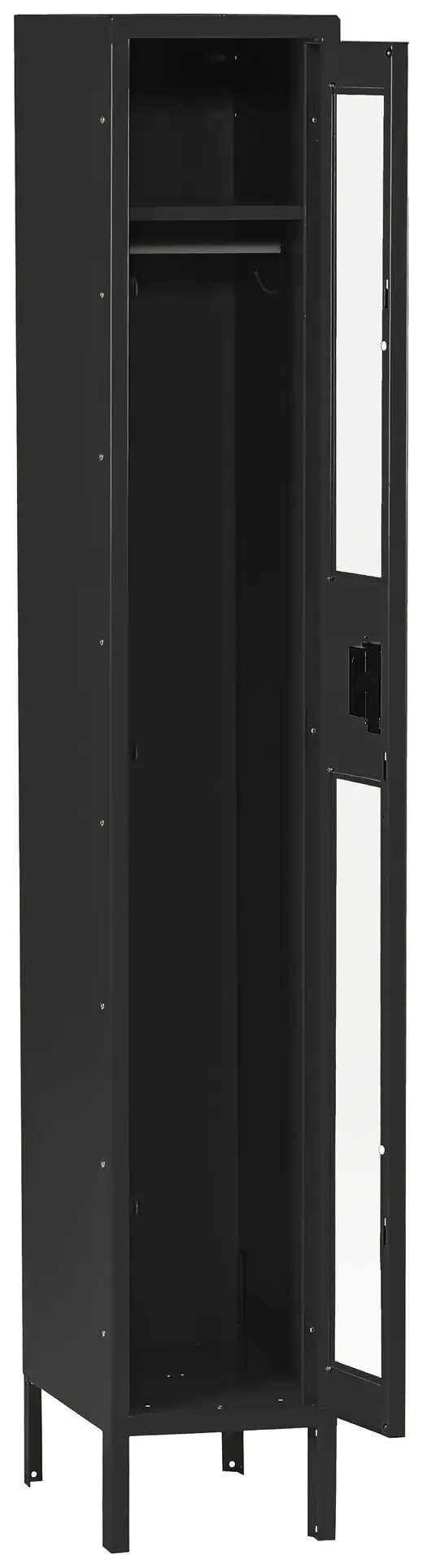 Assm CThru 1Wd 12W x 18D x 78H Legs