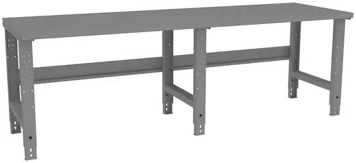 Bench/Stel Top/Adj Lgs 96wx30d