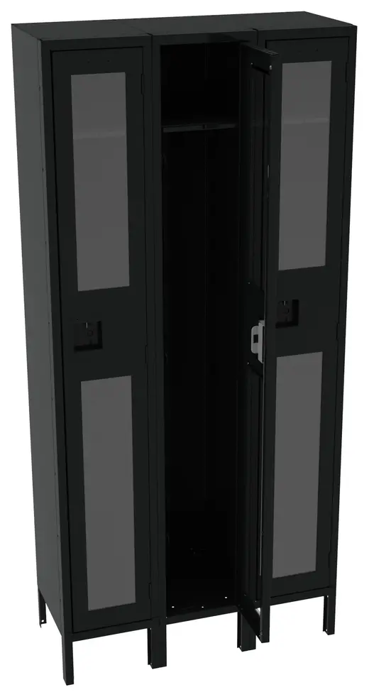 Assm CThru 3Wd 36W x 15D x 78H Legs