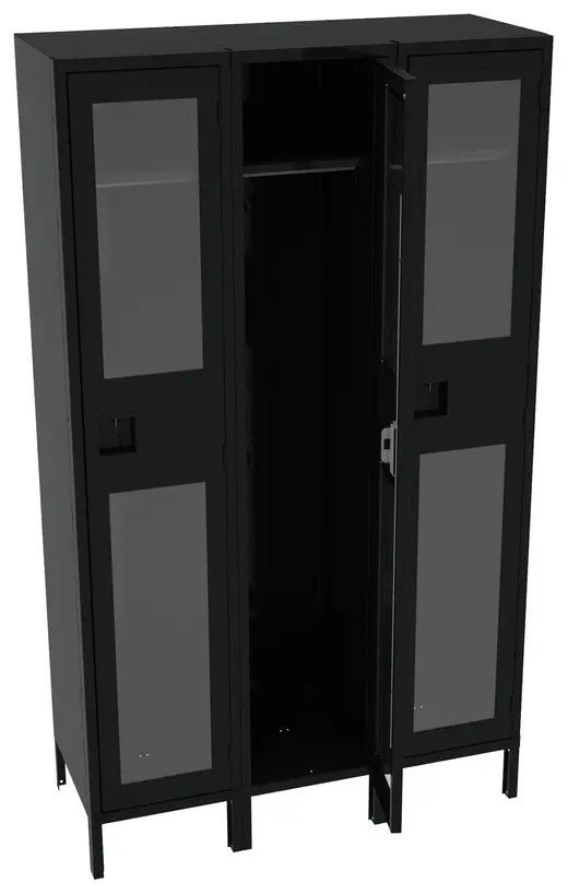 Assm CThru 3Wd 45W x 18D x 78H Legs