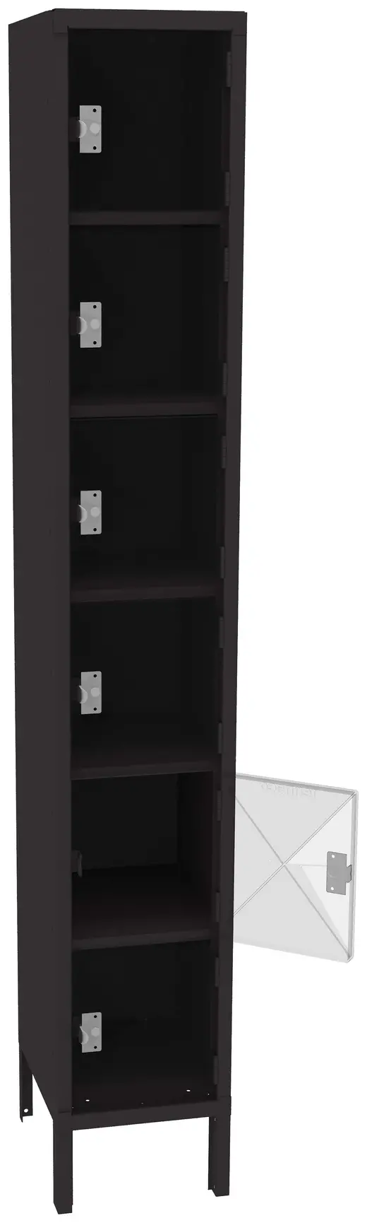 C-ThruAsm6Box-1Wd12x15x78w/Leg