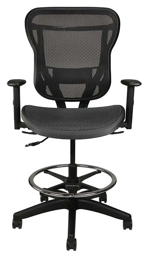 Rika task chair, Black Mesh - 21.5W x 22.25D x 44H