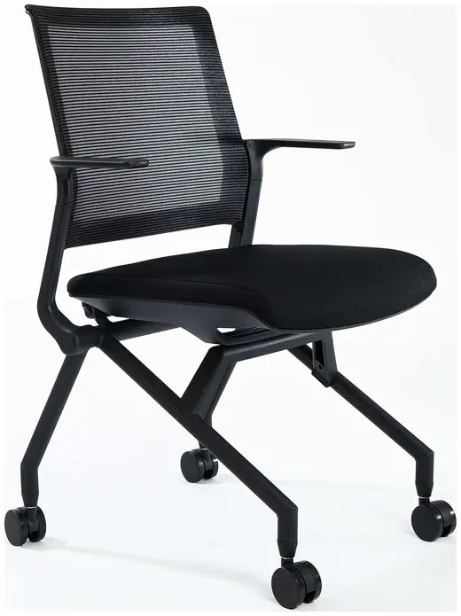 Lineup stacking chair, stock, gray - 22.5W x 22D x 34.5H