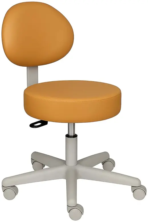 Medical/dental stool, stool height, Grade 2,light gray - 16W x 16D x 34H