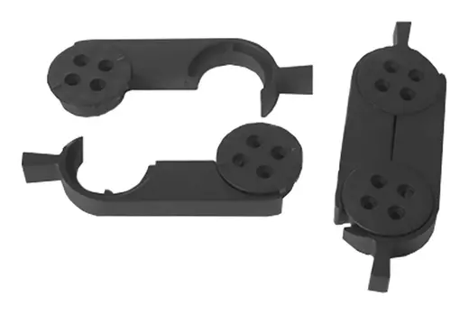 Table Connector (Set of 2)- Black - 6.5 x 2 x 0.5