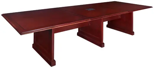 Regency Prestige 12 ft. Traditional Conference Table with Charging Port- Mahogany - 144 x 50 x 29