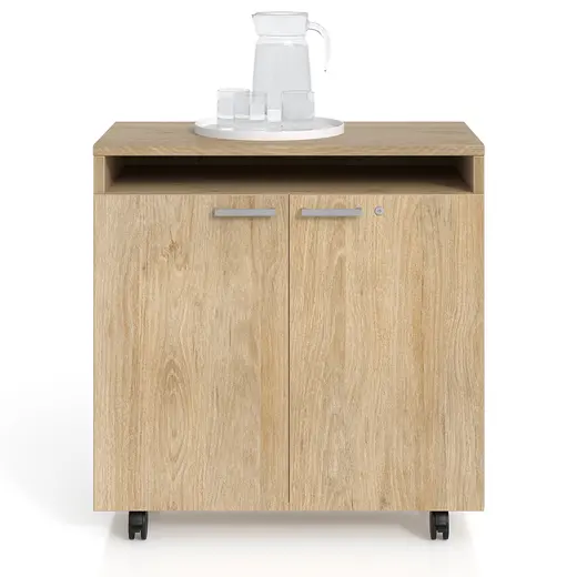Mobile Serving Cart Storage Cabinet - 36x20x36
