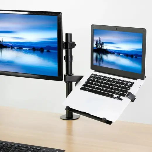 Adjustable Laptop Tray for Monitor Mount