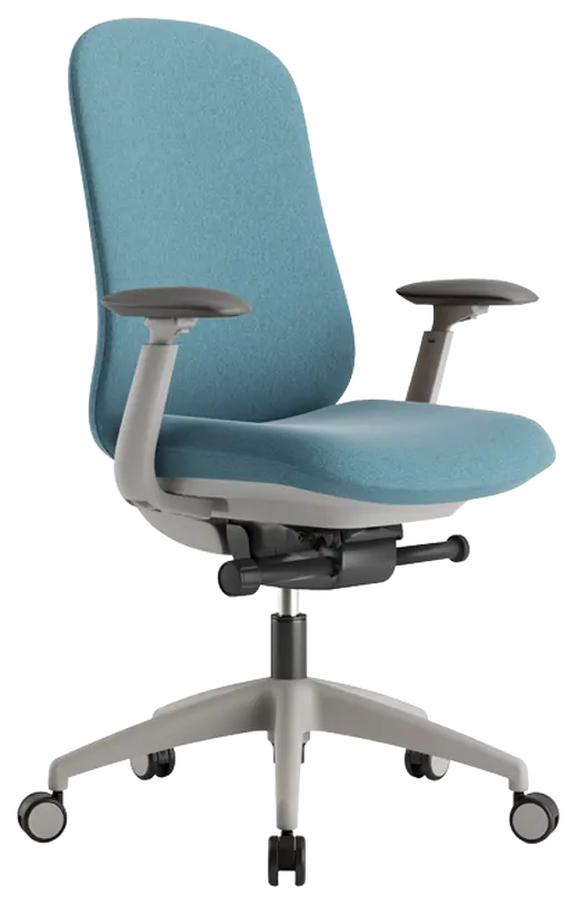 Brella chair, Stock Blue Upholstery - 22W x 22D x 44H