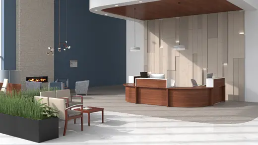 6 Curved Reception Desk Ideas